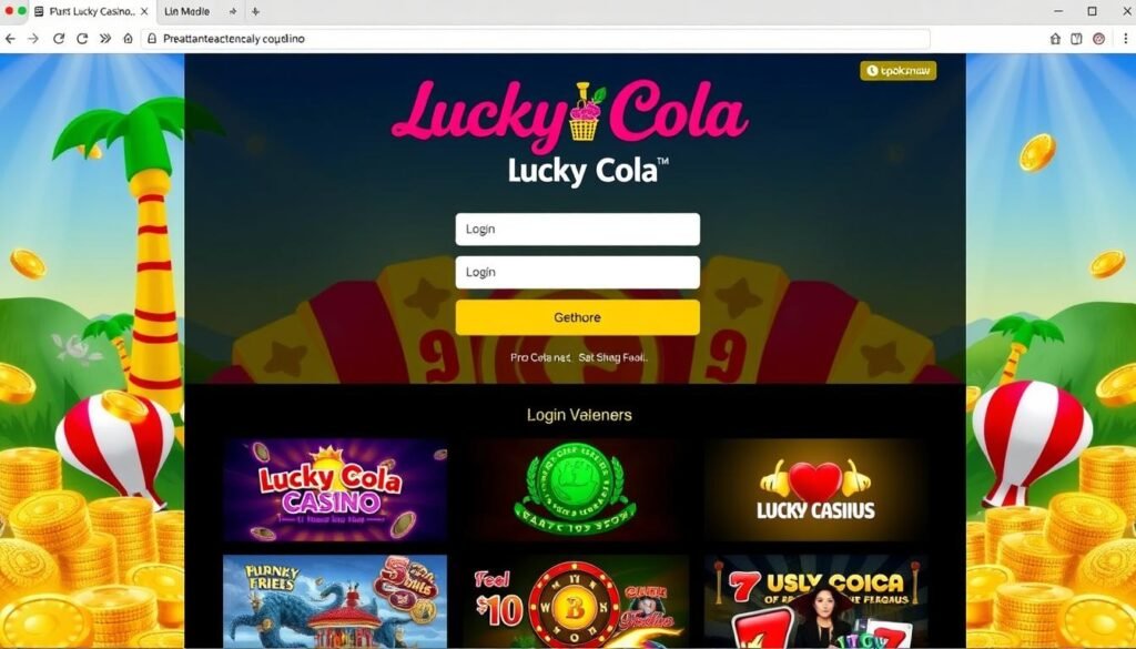 Lucky Cola Casino login