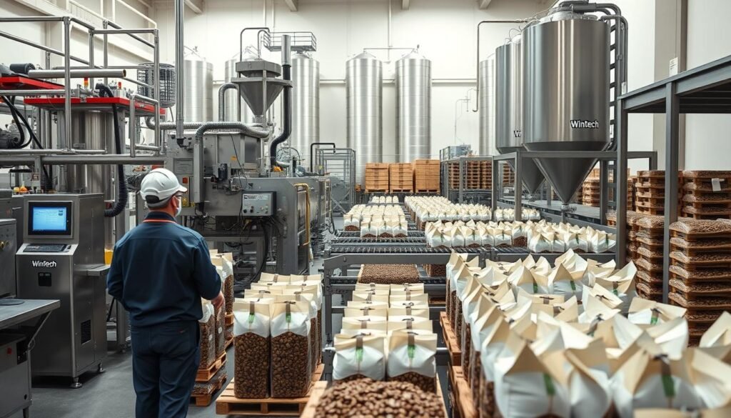 packaging of coffee beans