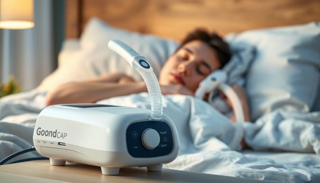 家用呼吸機使用示意圖