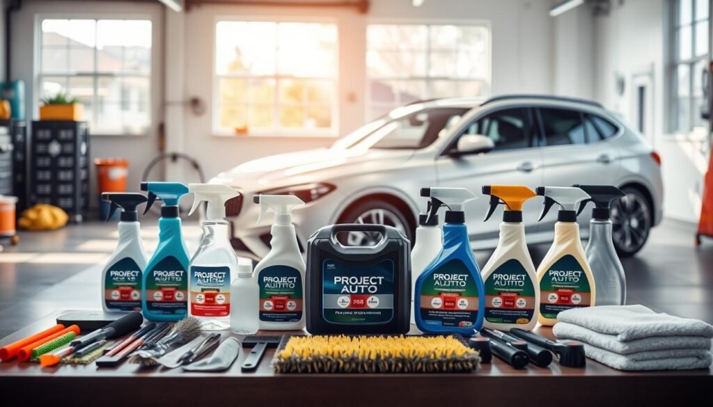 洗車用品準備工作
