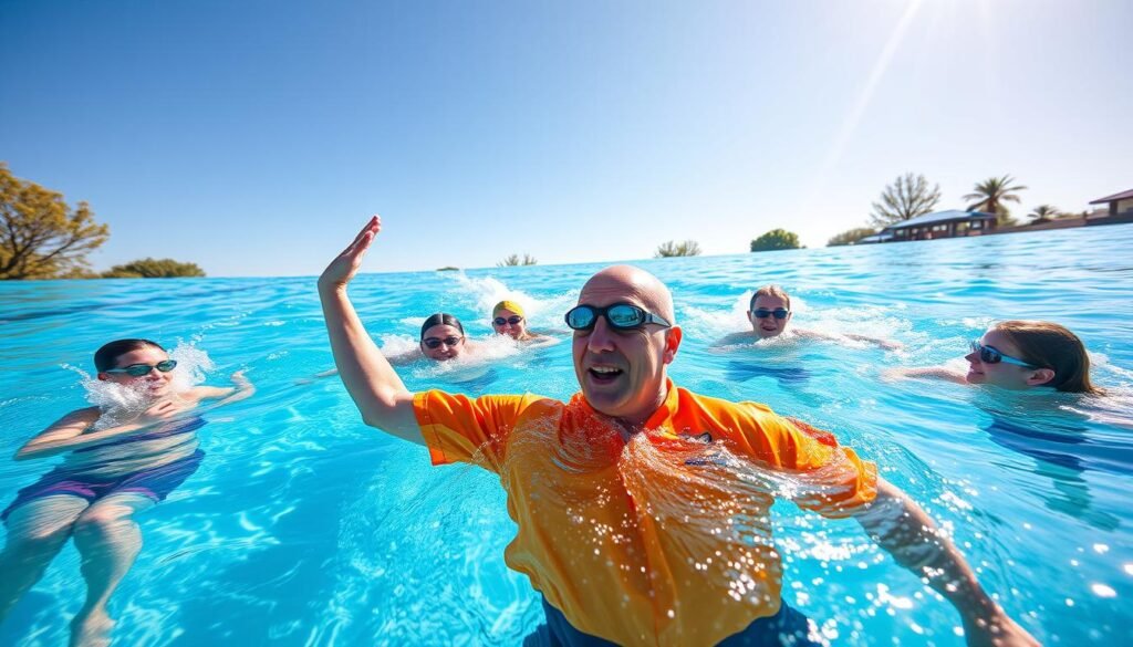 游泳班, 學游水